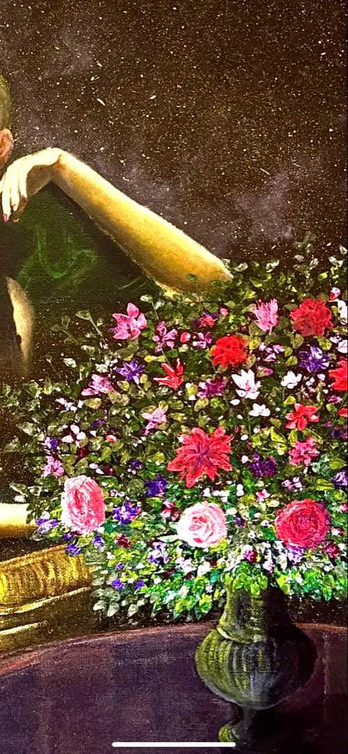 アクリル画 絵画 キャンバスF8号サイズ原画 額無し