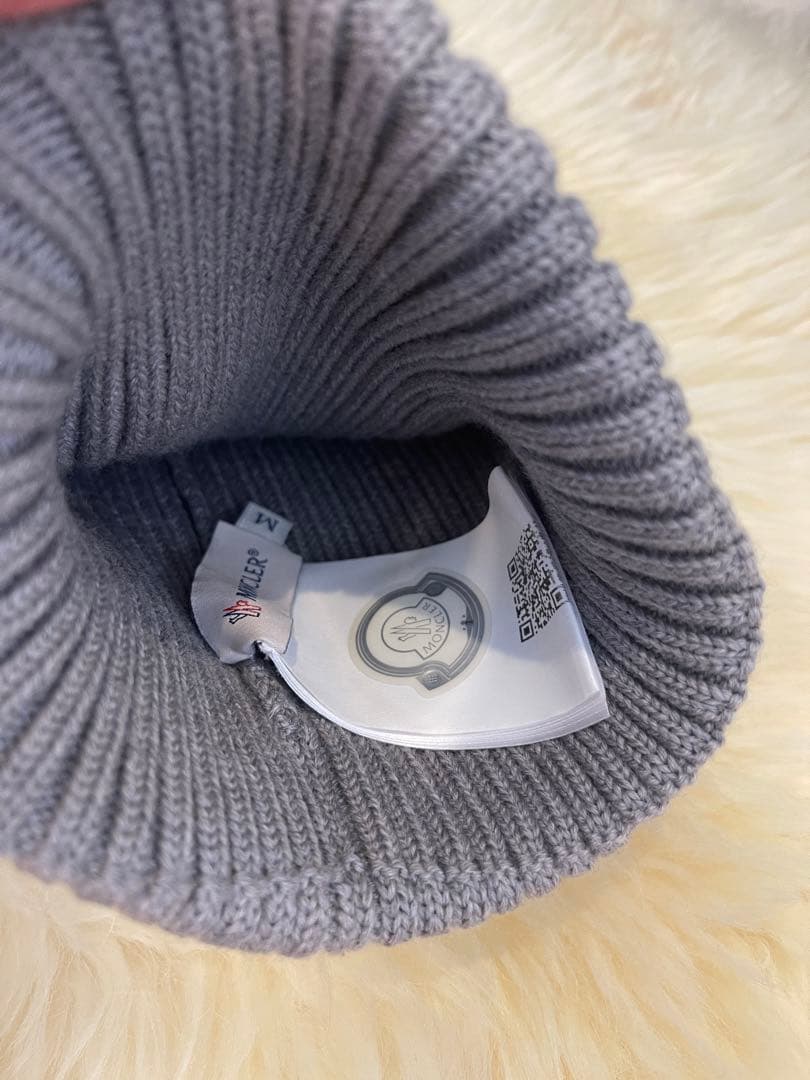 モンクレール　MONCLER フォックスファー　ニット帽　キッズ