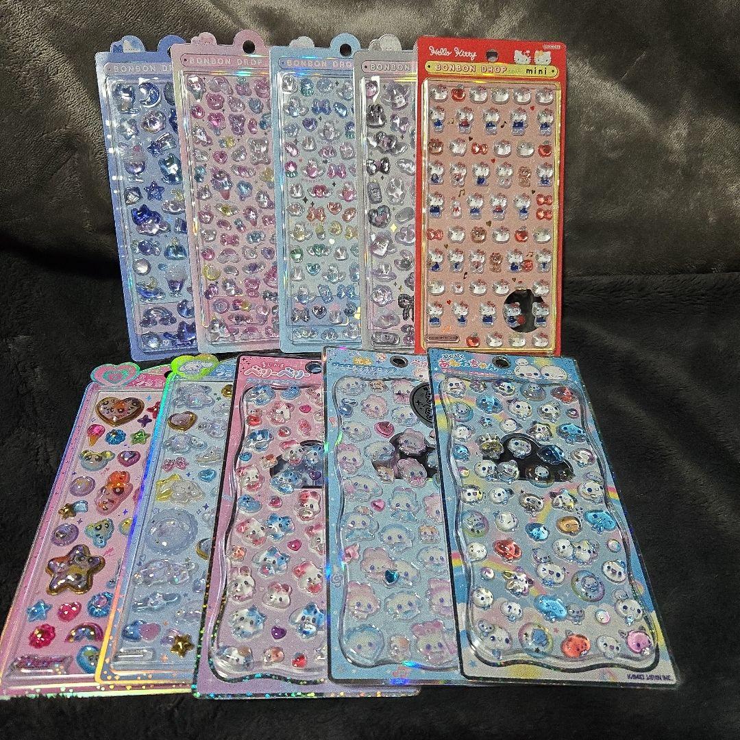 正規品 うるちゅる ボンボンドロップシール10点