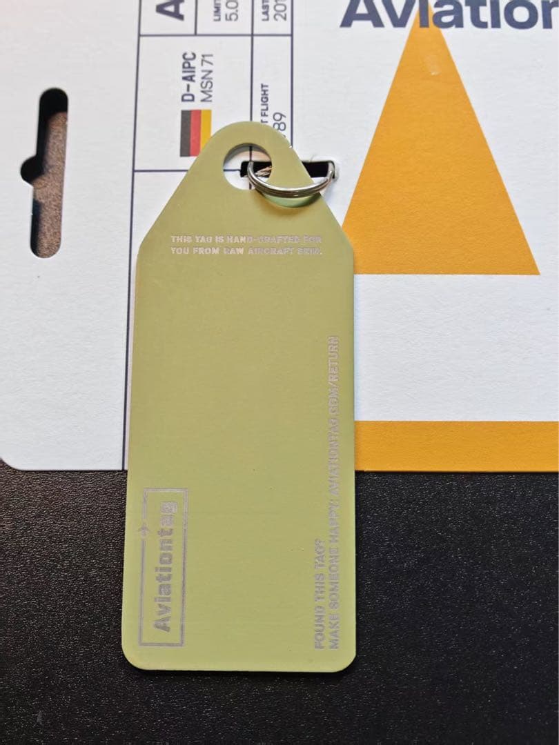 ルフトハンザドイツ航空 Aviationtag A320 2等分コンビ色