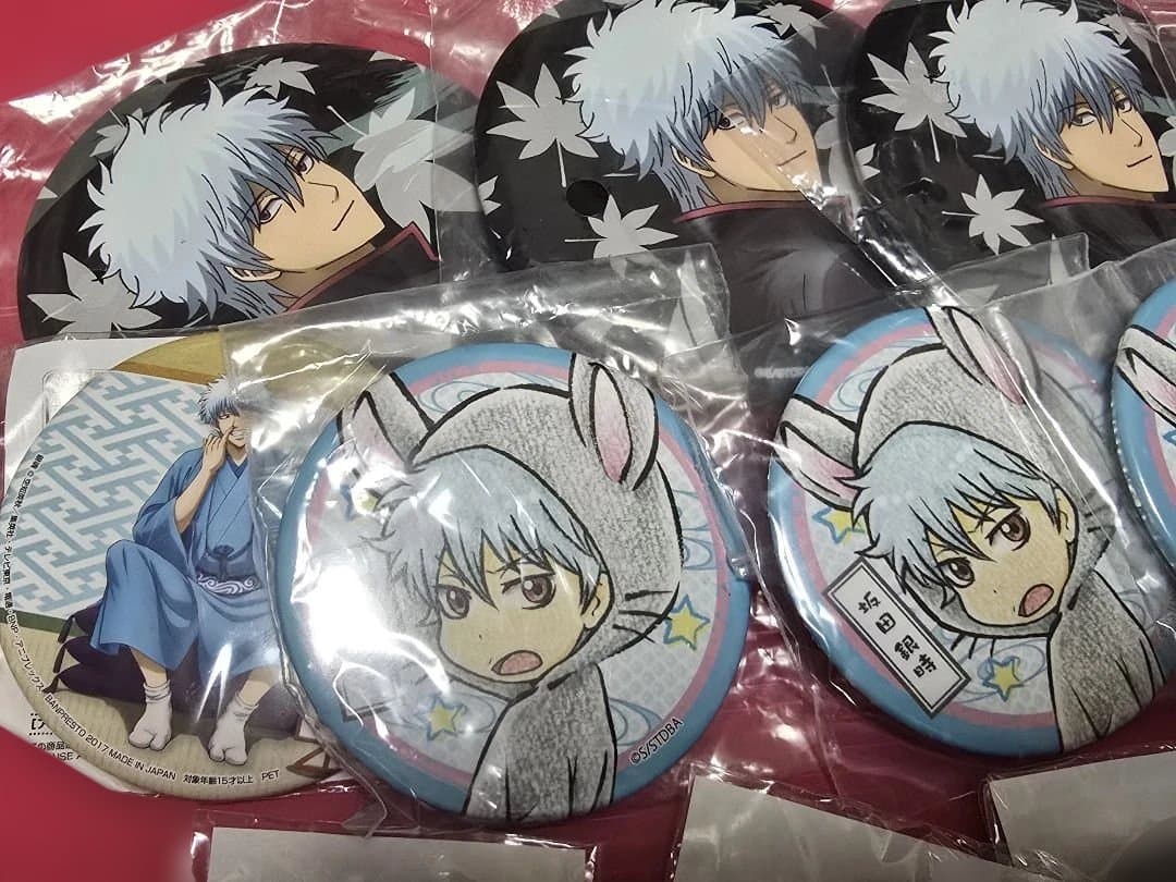 銀魂 銀時 グッズ まとめ売り 缶バッジ