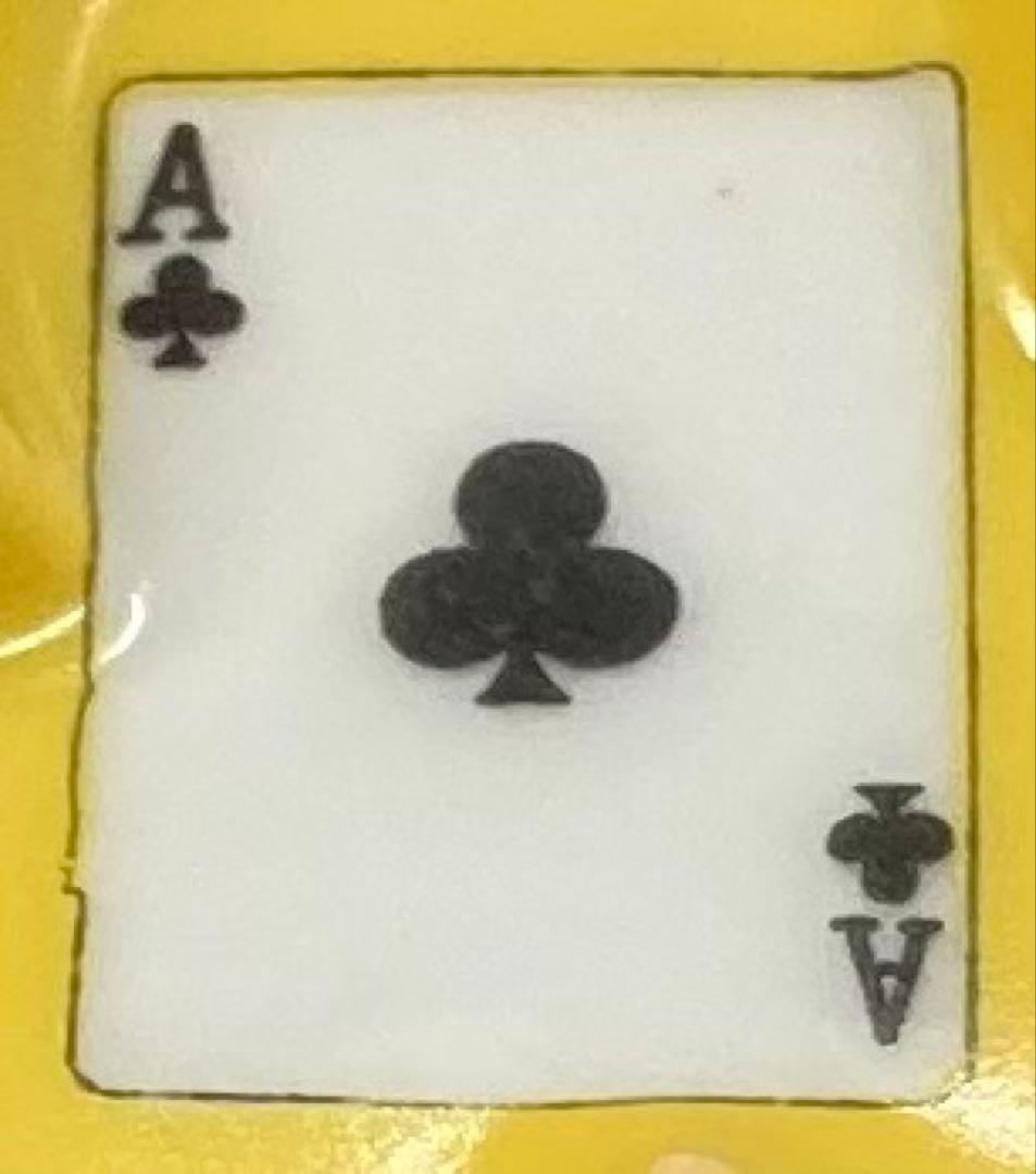 B425s「トランプ図変り皿 3枚」オールドノリタケ　クラブ　スペード　ハート