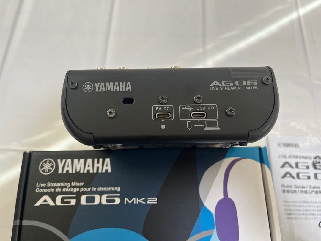 DTM・DAW YAMAHA AG06 MK2 B