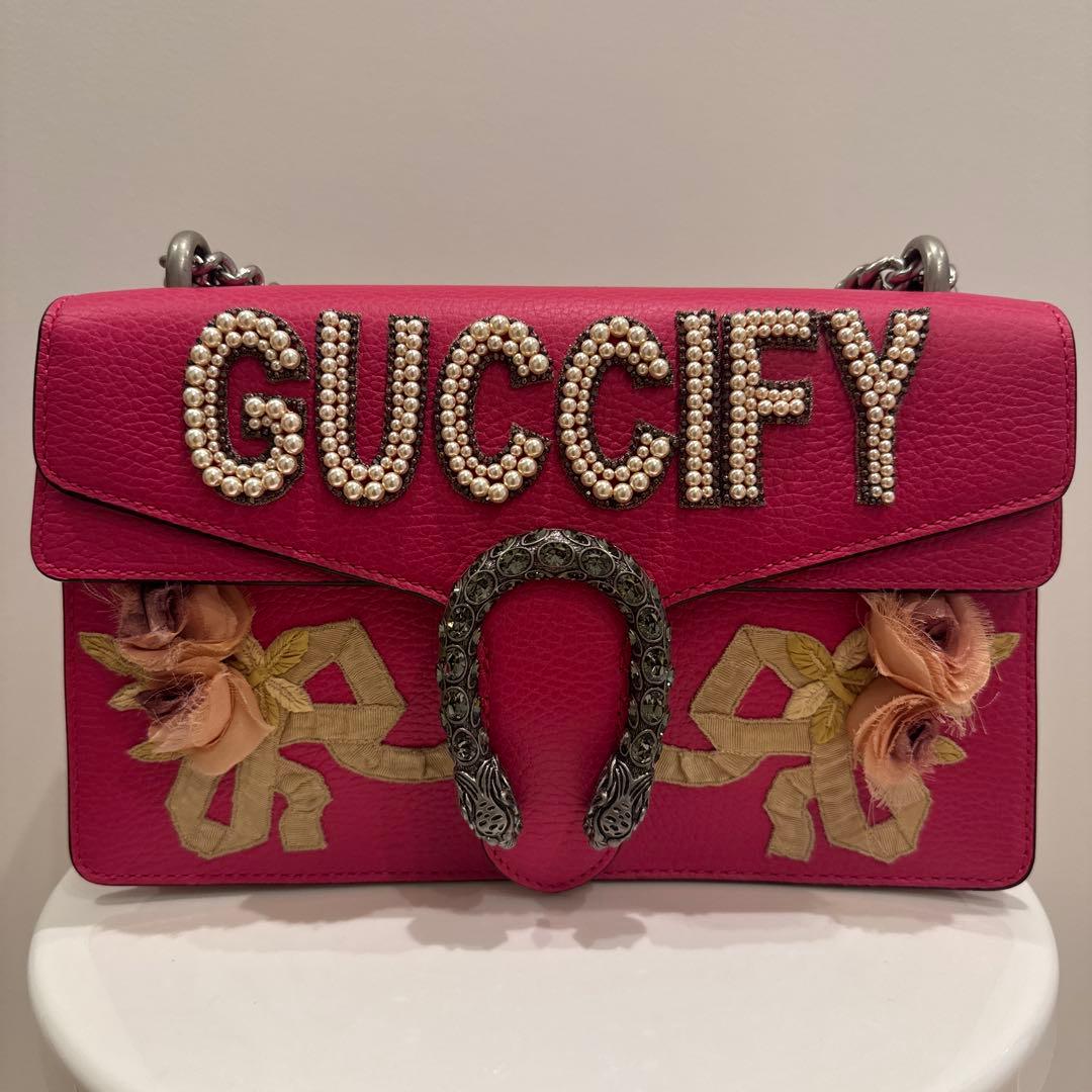 GUCCI ピンク ハンドバッグ