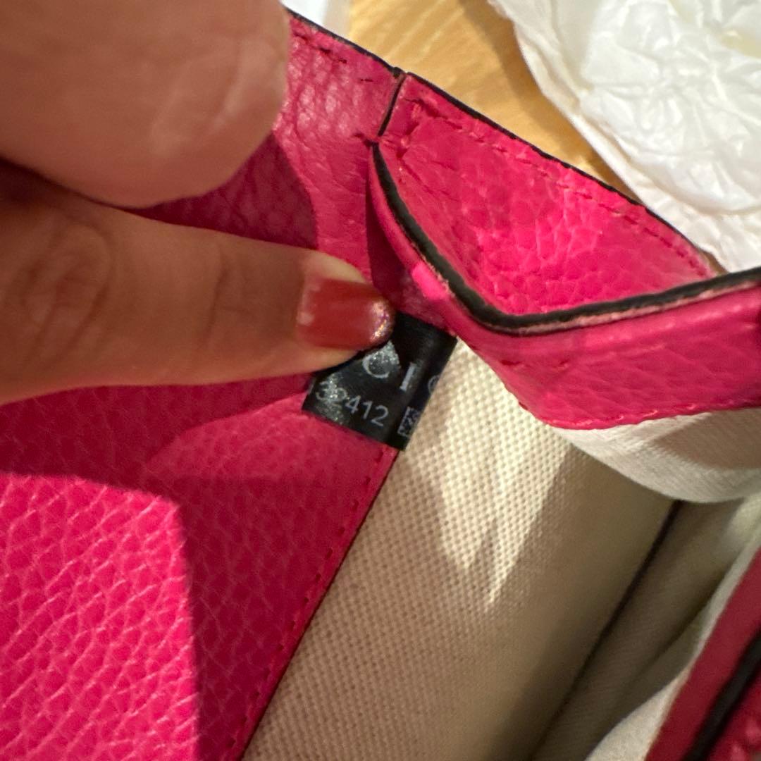 GUCCI ピンク ハンドバッグ