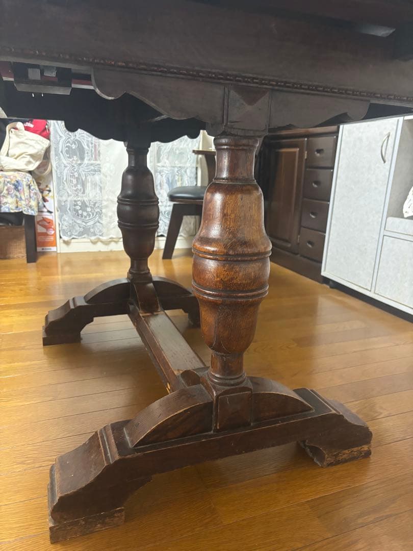 【直接引き取り限定】ドローリーフテーブル