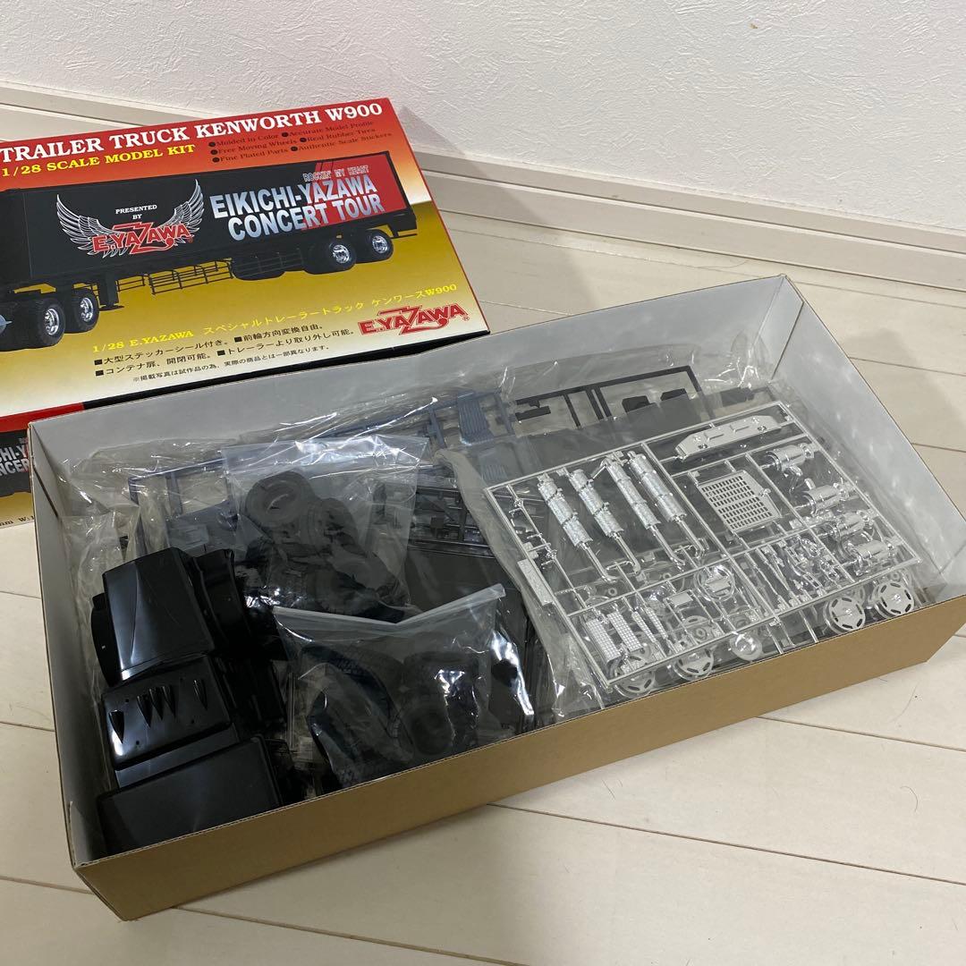 激レア！未組立 矢沢永吉 トランポ スペシャル トレーラートラック プラモデル