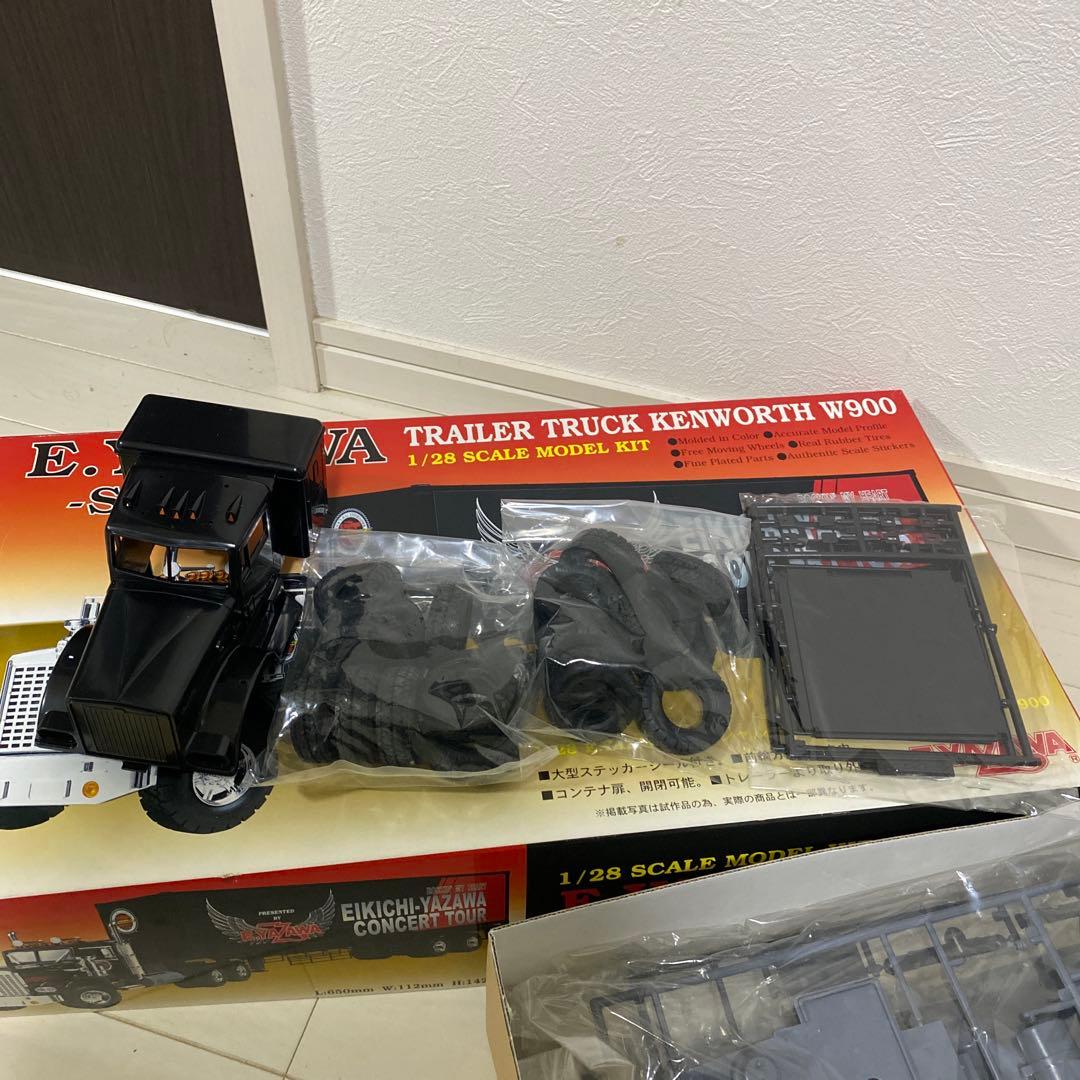 激レア！未組立 矢沢永吉 トランポ スペシャル トレーラートラック プラモデル