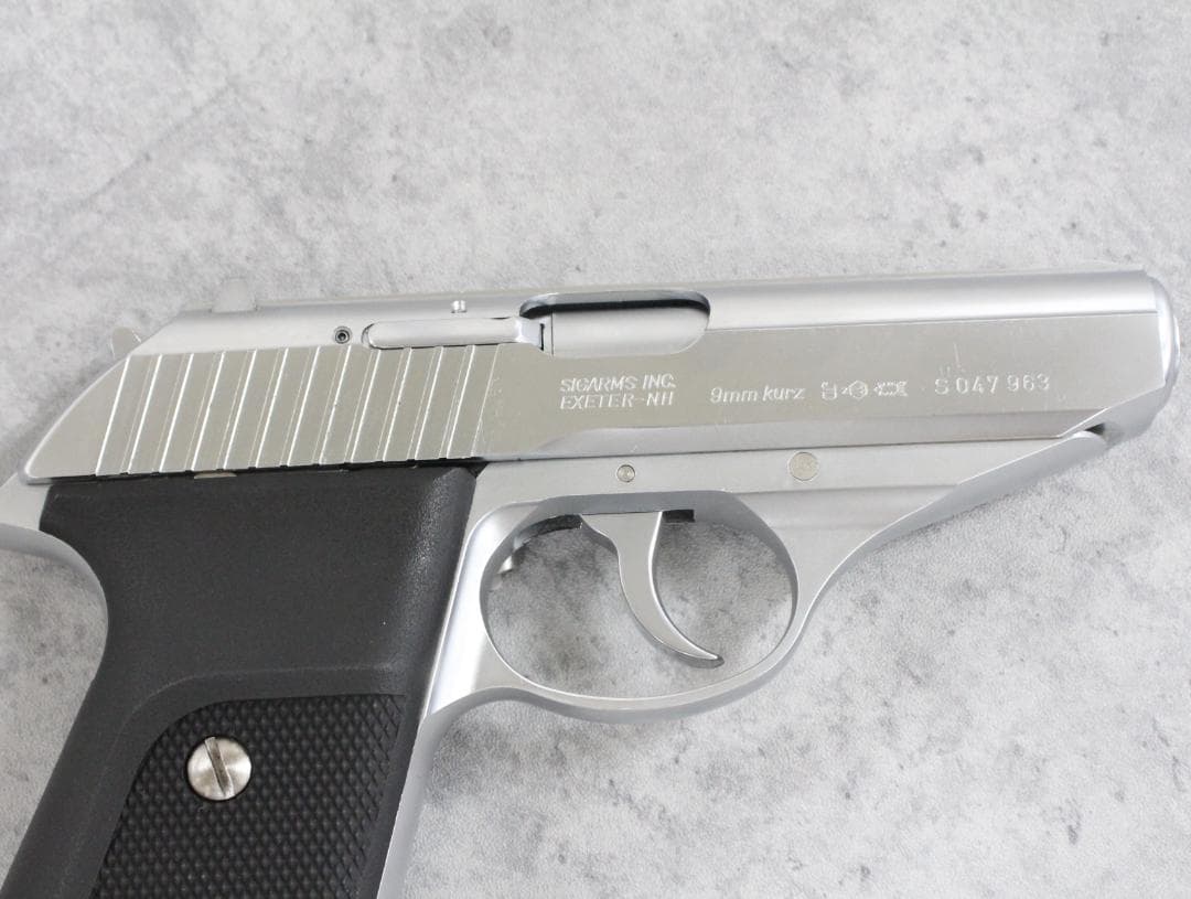 ▲KSC SIG SAUER P230SL シルバー ガスブローバック JASG