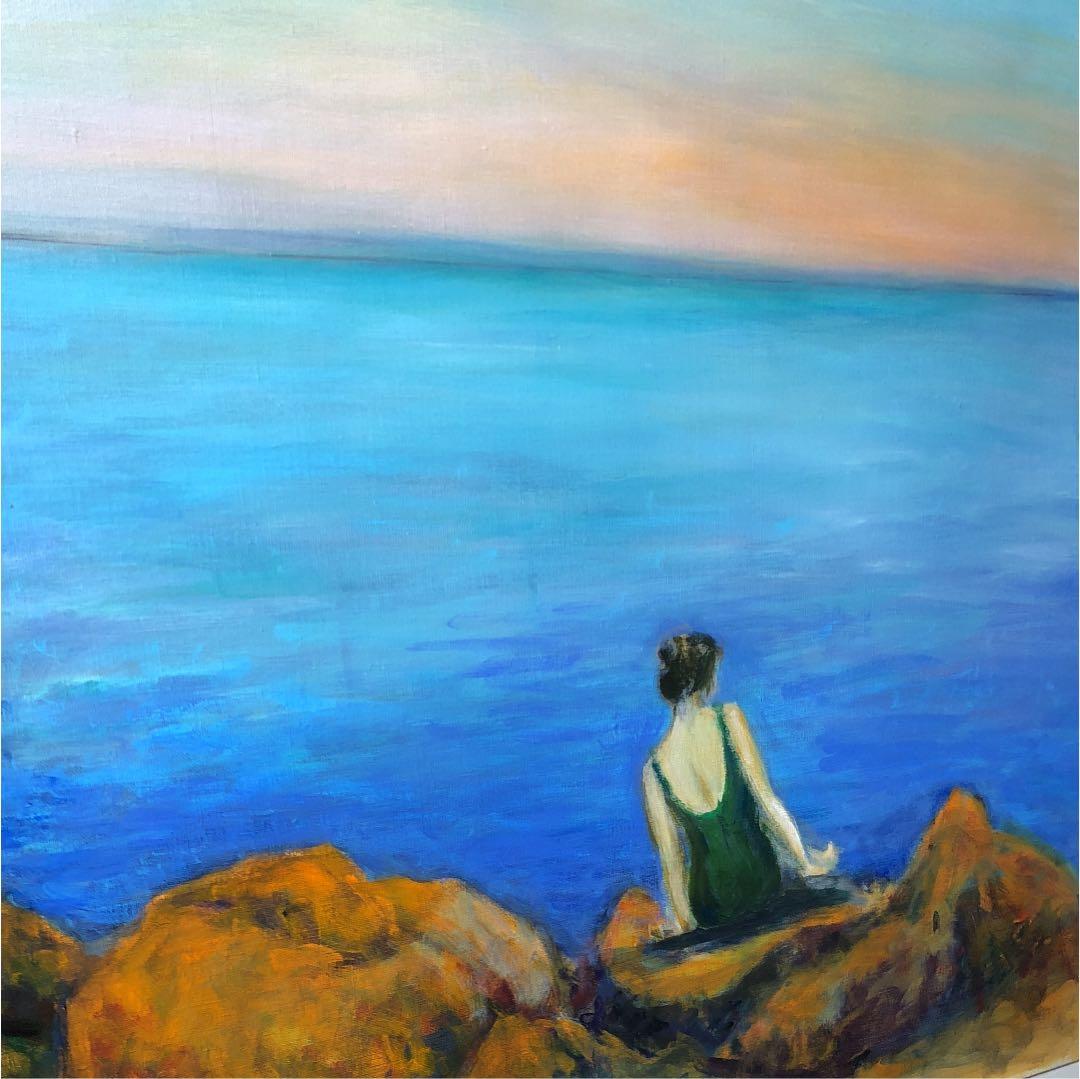 絵画 〔80cm縦  100cm横〕 大内泰子 作品